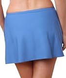 Aerin Rose Solid Swim Skirt with High Waisted Bottom (85511)