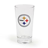 Cathy's Concepts NFL Pint Glass, Steelers