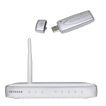 Netgear DGB111G Wireless Modem Router PLUS Netgear WG111 Wireless 54Mbps USB 2.0 Adapter