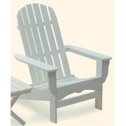 Seashell Adirondack Chair - Sand (Sand) (38.5H x 31W x 35D) by