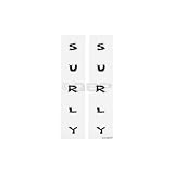 Surly Fork Decal Set Black (Non Standard)
