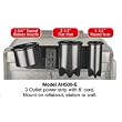 Kayline Electified Appliance Holder * Holds: 1-blower, 1-flat Iron & 1-curl Iron * Black * #ah500-e