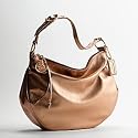 AUTHENTIC COACH METALLIC ALI LEATHER HOBO (Rosegold/Gold)
