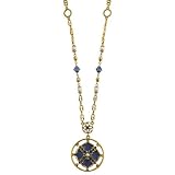 Windows to Heaven Large Floral Pendant Necklace