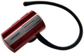 Lightweight, Low Profile Wireless Mini Bluetooth Earpeice Headset With Simple Three Step Connect (Red)