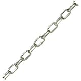 水本機械 ステンレスチェーン(溶接無し)線径1.6×内長16.8×内巾5mm 1m価格 1.6-N