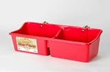 Miller Hook Over Feeder With Divider Red 16 Quart - HFP24DREDA
