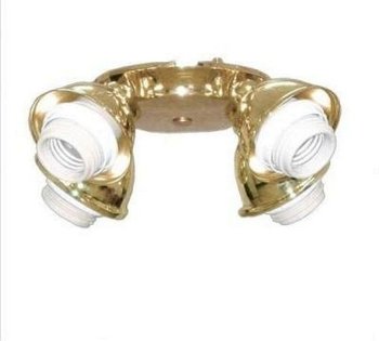 Casablanca K44TA-4 Four-light socket-ring Antique Brass