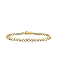 Diamond Tennis Bracelet 18K Yellow Gold 2.00 CT Diamonds