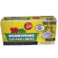 Van Ness Drawstring Cat Litter Pan Liner ValuPak 