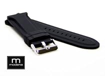 26mm Thick MODENA Italian Rubber watch strap for Panerai, Grand Lupah, etc.