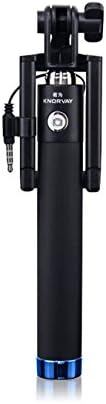 Dapan Extendable Cable Control Self-portrait (No Bluetooth Matching and Charging Free) monopod Selfie Handheld Stick Polefor with Apple & Android Smartphones