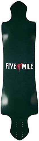 Five Mile Black Sheep 10" x 39" Downhill/Freeride Longboard Deck w/ Grip Tape