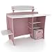 Kid's Multi-Pack Desk with File Cart - Pink/White