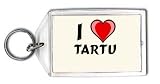 I Love Tartu Keychain