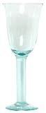 Egyptian Recycled Glass Small Tulip Glass 7.5"H 6oz Set / 6