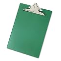Saunders Recycled Plastic Clipboard, 1-Inch Capacity, Holds 8.5 x 12 Inches, Green (21604)