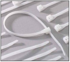 Boston Industrial 175 Tensile Strength 24 Inch Cable Ties, 100 Pack - Natural On Sale