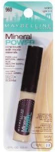 Maybelline Mineral Power Concealer Makeup .18 Oz. Ivory 960 (3 Pack)
