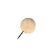 EnGive Wooden Globe Decorative Thumb Push Pins, 10 Per Set