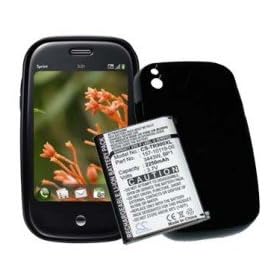 Cameron Sino Palm Pre Extended high Capacity Battery 2250 mAh with Black Back Cover