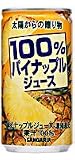 株式会社日本サンガリアベバレッジカンパニー パインアップル100%190g ×30個 株式会社日本サンガリアベバレッジカンパニー パインアップル100%190g ×30個