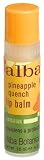 Alba Botanica Lip Balm, Pineapple Quench, .15-Ounce Tube (Pack of 6)
