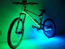 Bicycle Battery Powered LED Waterproof Light Strip Kit w/ Remote Control - 5050 LEDS