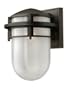 Hinkley Reef 1954VZ Cast Alum 1-LT 100w (12"H x 6"W) Outdoor Wall Sconce Light in Victorian Bronze