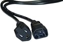 Power Cord Adaptor, UL / CSA, Black, 1 ft