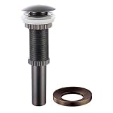 Kraus PU-10-MR-1ORB Pop Up Drain and Mounting Ring, Oil Rubbed Bronze