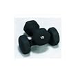Troy 12 Lb. Neoprene Covered Dumbbell Pair with Ergo Handle - Black