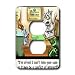 Londons Times Funny Cat Cartoons - Fluffy Cohen Attorney At Claw - Light Switch Cover...