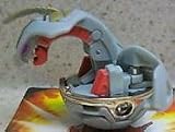 BAKUGAN SEASON 2 VESTROIA NEW LOOSE OPEN SPECIAL ATTACK HEAVY METAL CHROME GREY HAOS DELTA DRAGONOID 650G W/ CHROME BELT