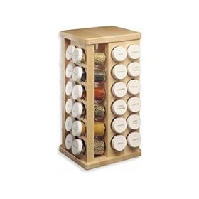 Buy J.K. Adams CSL-48-SM 48-Jar Maple-Wood Spice Carousel
