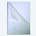 Fellowes 5376102 PVC Deckbl�tter, 200 Mikron, transparent