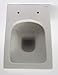 EAGO WD333 Square Modern White Ceramic Wall Mounted Toilet