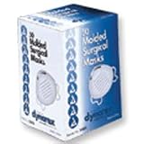 Surgical Face Mask Molded With Aluminum Nose Piece Blue #2203 - 50 Each