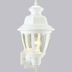 Progress Lighting P5737-30 Newport II 1 - Light Post Lantern in White - P5737-30 by Progress Lighting