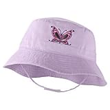 Coolibar UPF 50+ Infant Embroidered Sun Hat (Pale Lilac/Butterfly - One Size (6-24M))
