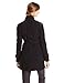 Via Spiga Women's Belted Soft Shell Hooded Jacket with Faux Leopard Lining