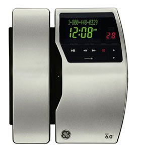 Electronics: GE   DECT 6.0   Stainless Steel Finish