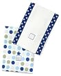 SwaddleDesigns Baby Burpies 2-pc. Set - Navy Dots and Stars