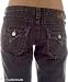 True Religion Women's Jeans Sorority Girl in Medium Vintage Black