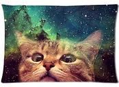 Ancase Cotton Linen Decorative Throw Pillow Case Cushion Cover Italian Style Prrints Grey Square 18"