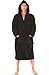 Alexander Del Rossa Men's Terry Cotton Hooded Bathrobe