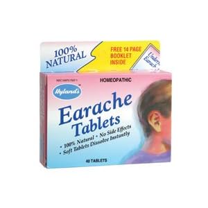 Homeopathic Earache Tablets - 40 tab ( Multi-Pack) by Hyland's Homeopathic