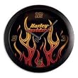 H-D Flame Clock 99329-08V