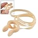 Beige Elastic Rubber String Nose Clip Protector for Swimming