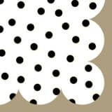 Black Dot Retro Splat Mat